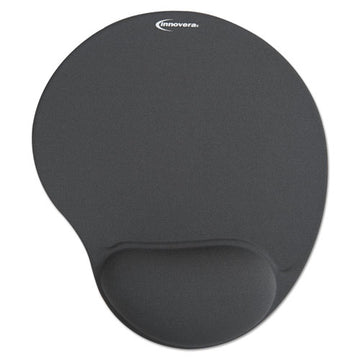 Innovera® Mouse Pad W-gel Wrist Pad, Nonskid Base, 10-3-8 X 8-7-8, Gray freeshipping - TVN Wholesale